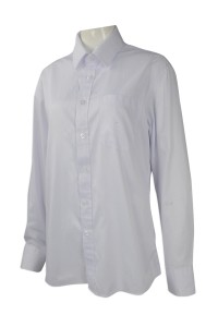 R255 來樣訂做長袖恤衫 團體訂購修身恤衫 澳門酒店 設計制服恤衫專營店